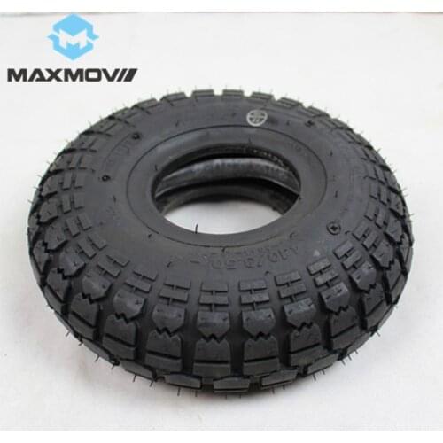 High Quality Gas/Electric Scooter Tires 4.10/3.50-4( about 10 inch) Off-road Inflatable Tyres (Scooter Parts & Accessories )