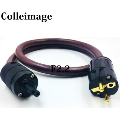 Colleimage CARDAS golden reference Power cord OFC OFC EU Schuko AC Power Cable Figure 8 Oyaide P-079E C7 MK plug Vinshle