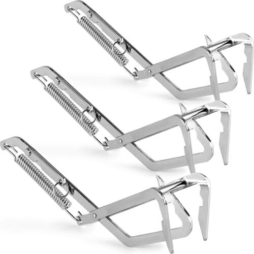 1/2/3Pcs Fishing Pike Trap Grabbers Pike Traps Lures Stainless steel Tool Clamps for Carp Pesca