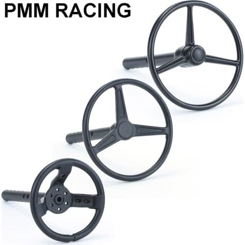 1PCS Metal RC Car Steering Wheel for 1:10 RC Crawler Car Axial SCX10 90046 WRAITH RR10 Traxxas TRX4 Defender RC4WD D90 D110 TRX6