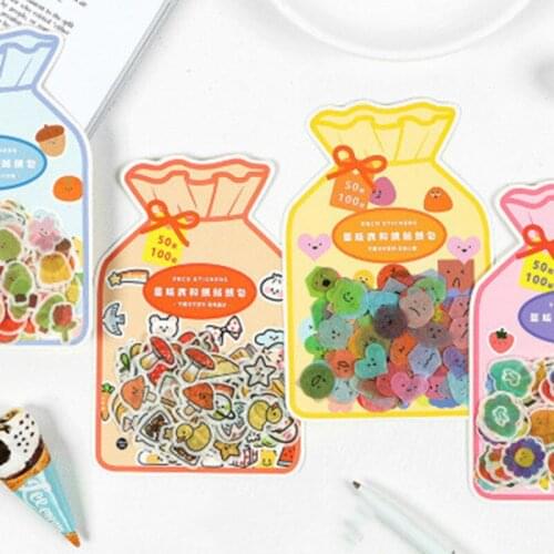 1Pcs Cute Days Series Fresh Hand Account Cute Japanese Paper Sticker Creative Scrapbooking Stationary School Supplies