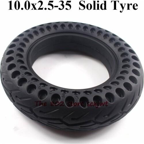 10 Inch Electric Skateboard Tire Solid Tyre 10.0x2.5-35 for Electric Scooter Skate Board 10.0x2.5-35 Non-inflatable Tyre