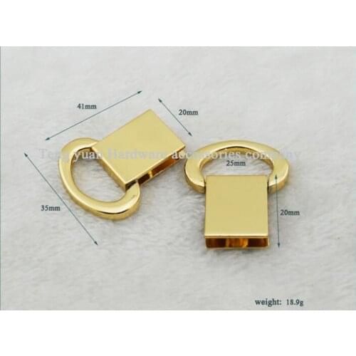 10 PCS/lot) On both sides of the new arm in arm straps links to hang bag hook bags leather metal accessories