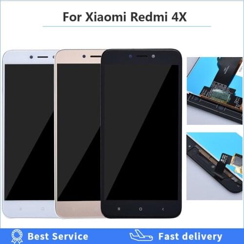 100% Test LCD For Xiaomi Redmi 4X LCD Display Touch Screen Digitizer Assembly Replacement For Xiaomi Redmi 4X Pro Prime 5.0 inch