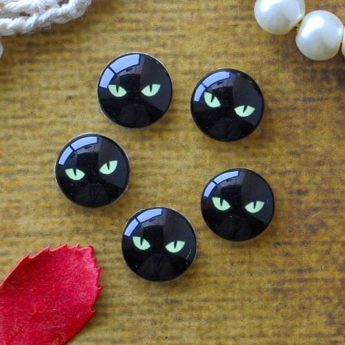 12mm 25mm 14mm 16mm 18mm 20mm Photo Glass Cabochons Round Cameo Set Handmade Settings Eye