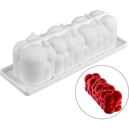 3D Cloud Bubble Series Silicone Mold Art Cake Mould DIY Homemade Baking Tool Spiral Baking Chocolate Mousse Desserts Pastry Mold