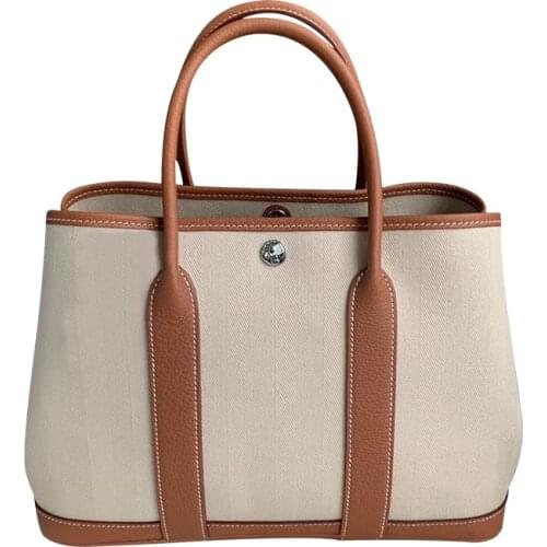 Designer Handbags High Quality Women Famous Brand Style Canvas+Leather Messenger Bags New Luxury Handbag 2 Sizes Tote