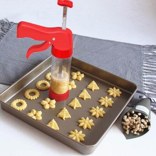 Home Kitchen Bakeware Cookie Press Kit - Cookie Presser Making Gun Biscuits Cake Mold Cookie Press Maker