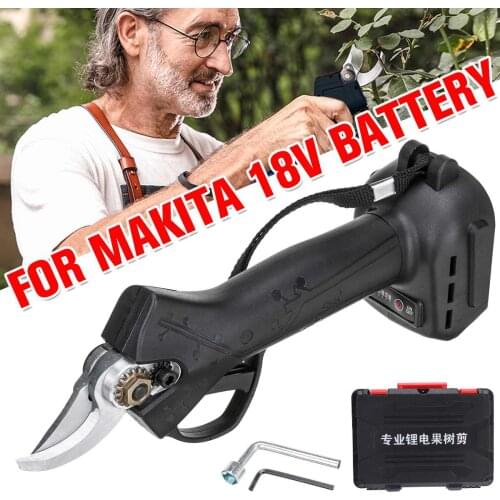 500W Electric Cordless Pruner Shear Efficient Fruit Tree Bonsai Pruning Garden Branches Cutter Adapted To 18V Makita Battery