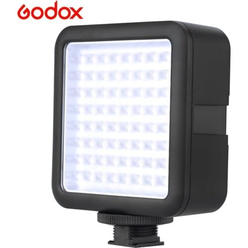 Godox 64 LED Video Light for DSLR Camera Camcorder mini DVR as Fill Fotografia Lighting for Macrophotography Nikon Canon Sony
