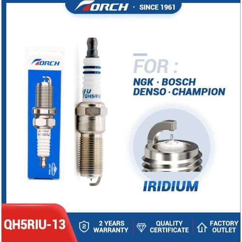 China Original Iridium Spark Plug TORCH QH5RIU-13 for SUZUKI for CHEVROLET for MAZDA for FORD for OPEL for VOLVO In Stock New