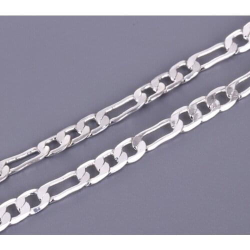 1 meter brass flat chain link bulk jewelry chain for DIY handmade necklace and bracelet making