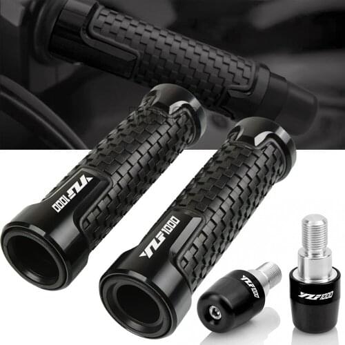 Motorcycle Accessories YZF1000 7/8" 22MM Handlebar Hand Grips Handle Bar End Cap plug For Yamaha YZF 1000 THUNDERACE 1996-2003