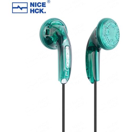 NiceHCK Traceless 3.5mm HIFI Earbud 15.4mm Dynamic Driver Unit DJ Bass Earphone Wired HD Microphone Headset ME80/EB2/B40 VIDO