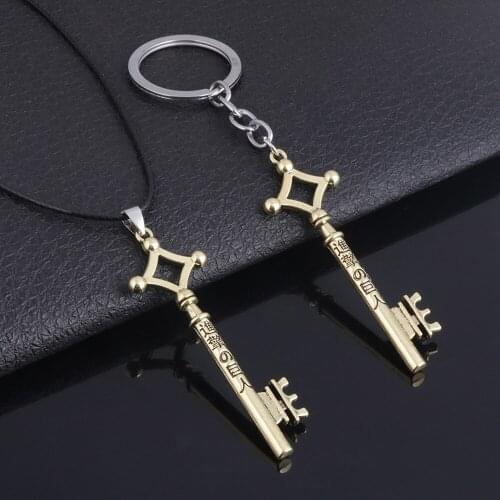 2021 New Fashion style Accessory Attack on Titan Allen Keychain Necklace Hot Pendant