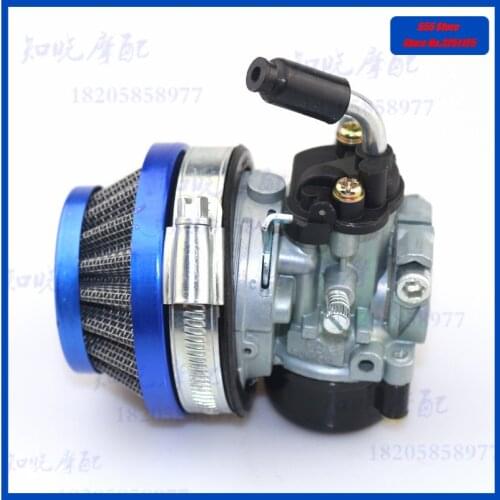New blue Racing Carburetor Air Filter Carb fit 49cc 50cc 60 66 80cc 2 Stroke Motorized Bike Bicycle mini bike atv