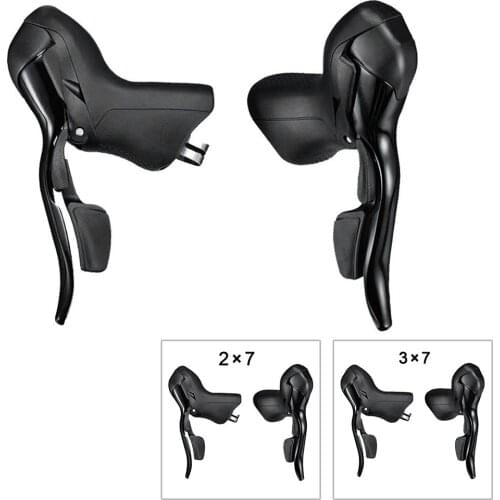 For Micronew SMN Road Shifters 7 Speed Trip Road Derailleur Dual Control Levers 2x7/3x7 Derailleur Levers Bicycle Accessories