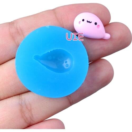 FYL612U 17.4mm x 10.7mm Balloon Silicone Mold Fondant Cake Decoration Candy Resin Clay Earrings Necklace Craft Soap Candle