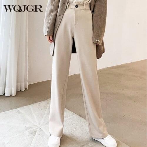 WQJGR Women's Straight Trousers