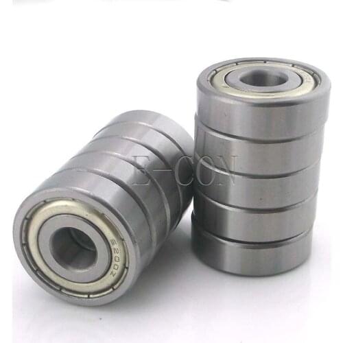 1/2/5/10PCS 6205ZZ Deep Groove Metal Double Shielded Ball Bearing (25mm*52mm*15mm)