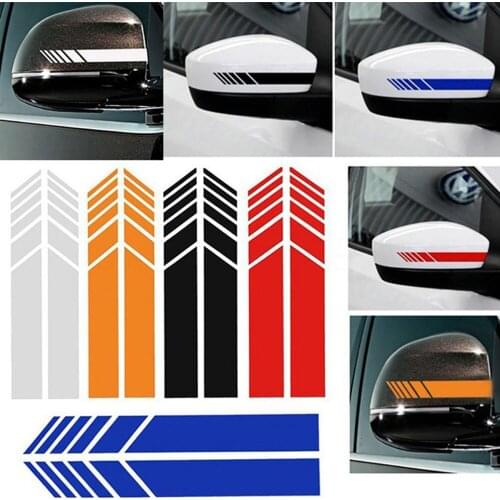 1Pair/2Pcs Car Styling Auto Car Styling Auto Graphic Car Sticker Rearview Mirror Side Decal Stripe DIY Car Body Decals