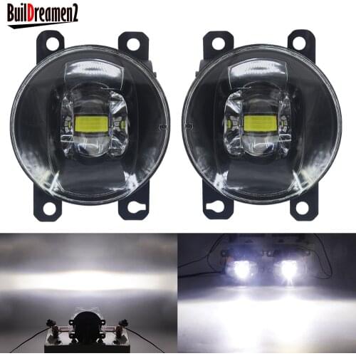 2 Pieces LED Fog Light 30W 8000LM Car Front Bumper Fog Lamp 12V For Honda CR-V CRV Pilot Accord Crosstour City Fit Insight CR-Z