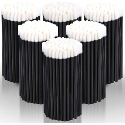 50PCS New Disposable Cosmetic Lip Brush Lipstick Lip Glossy Wands Pen Cleaner Applicator Eyeshadow Gloss Makeup Brushes Tools