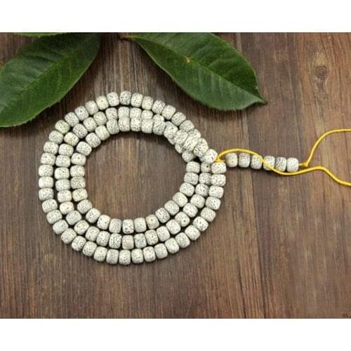 8x6mm Tibet Buddhism 108 original star&moon bodhi seed Prayer Bead Mala