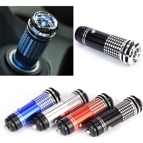 Car Vehicle Air Purifier 12V Mini Auto Car Fresh Air Anion Ionic Purifier Oxygen Bar Ozone Ionizer Cleaner 4 types