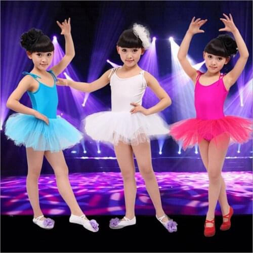 Ballet Dress For Children leotard justaucorps dancewear pancake gymnastics leotards maillot mujer professional tutu Costume