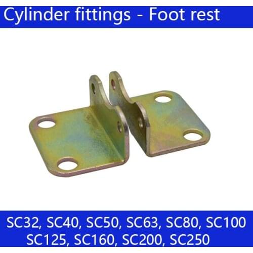 F-SC50LB Free shipping 2 pcs Free shipping SC50 standard cylinder single ear connector F-SC32LB F-SC40LB F-SC63LB F-SC80LB