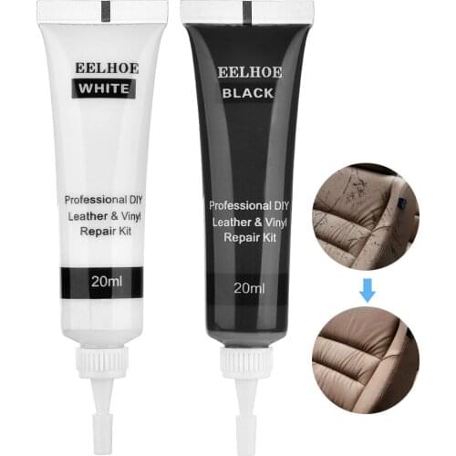 Leather Repair Gel Car Leather filler Repair Cream Leather Seat Sofa Coats Hole Scratch Cracks Rip Liquid Repair Cleaner
