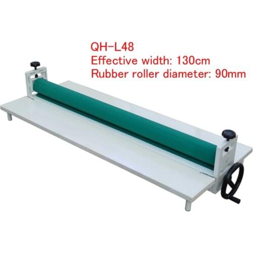 Manual Cold Roll Laminator QH-L48 cold heading machine 1.3m laminating Effective width laminating machine 1pc