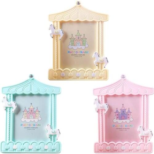 Creative Baby Cartoon Trojan Photo Frame Kids Birthday Gift Picture Holder Decor 24BE