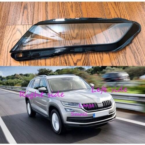 Car Headlight Lens For Skoda kodiaq 2017 2018 2019 2020 Headlamp Cover Car Replacement Front Auto Shell Cover