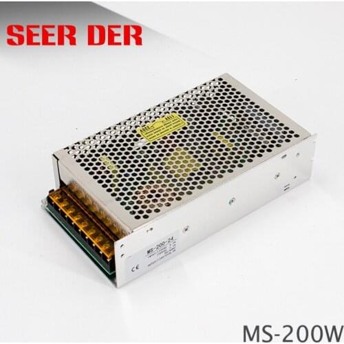 Meanwell style 200w mini size smps circuit board 24 volt 8 amp ac dc power supply module MS-200-24