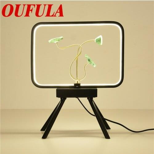 OULALA Table Lamp Desk Light Modern Contemporary Office Creative Decoration Bed LED Lamp Fabric for Foyer Living Room Bed Room