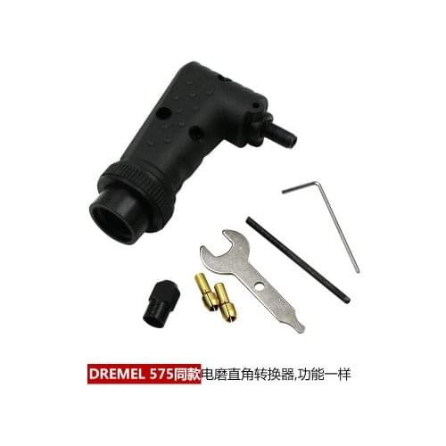 New 90 Dgree Right Angle Driver Converter Rotary Tool Attachment for Dremel 4000 3000 275 8100 Abrasive Woodworking Accessories