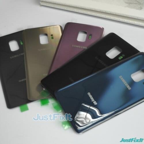 Original For SAMSUNG Galaxy S9 G960 G960F Housing Case Replace Battery Cover Back Battery Cover Door Rear Glass