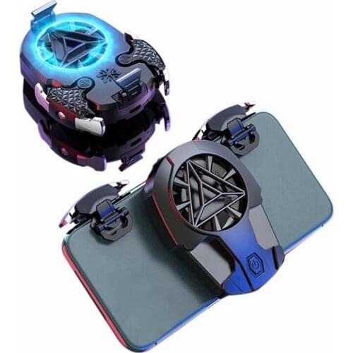 Mobile Phone Gaming Trigger Mobile Phone Radiator Suit For Pubg Gamepad Game Portable Shoot Button L1R1 Game Controller