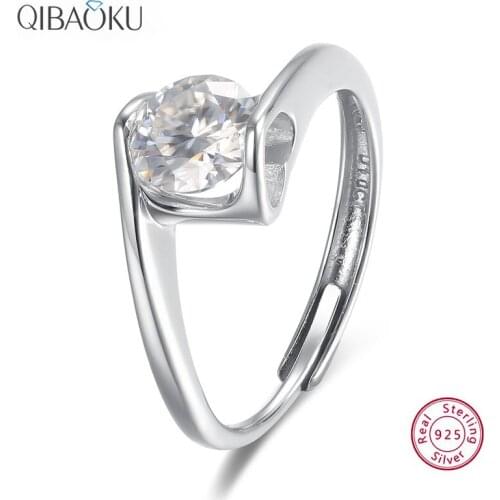 QIBAOKU Women's Silver Rings