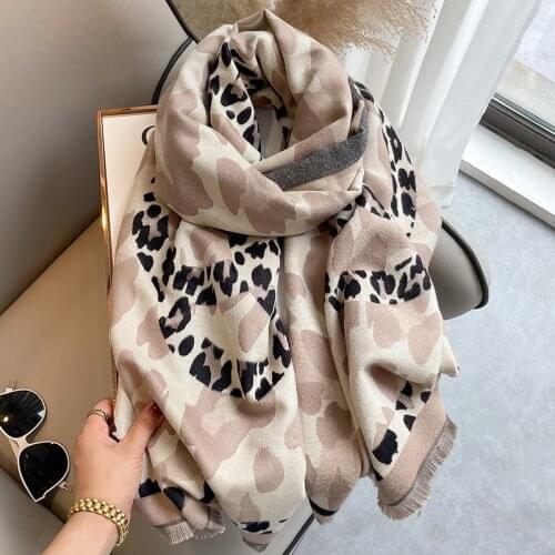 Luxury brand double-sided plum blossom scarf women Winter warm cashmere shawl scarf printing soft thin blanket holiday gifts