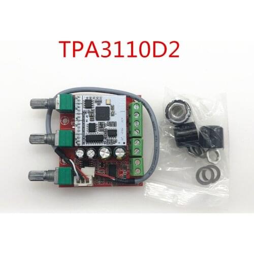 TPA3110D2 Subwoofer Bluetooth Amplifier Board 2.1 Channel TPA3110 Active Digital Audio Amplifiers 15W*2+30W