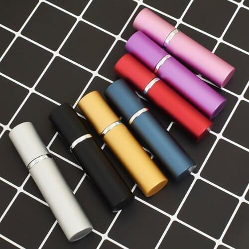 1pc 5ml Perfume Spray Bottle Portable Refillable Glass Bottle Empty Cosmetic Containers With Atomizer For Traveler