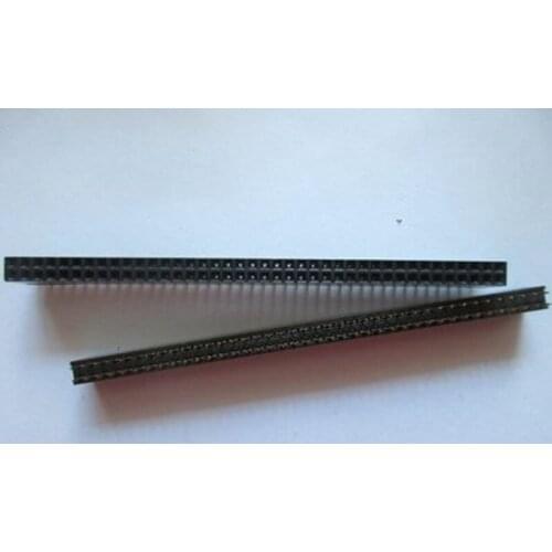 10PCS Spacing 2.54 double row female / double row female socket / socket 2*40P / plastic height 8.5MM connector