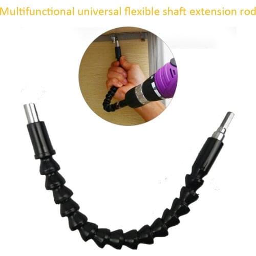 298mm electric drill screwdriver bit multifunctional universal Snake flexible hose Cardan shaft connection soft extension rod