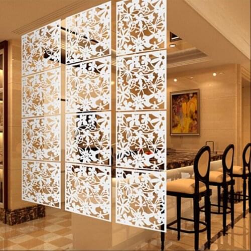 4PCS/ SET DIY Room Divider Screen PVC Simple and Modern Hanging Panel Screen