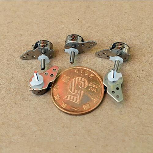 5pcs Mini 2-phase 4-wire 7MM Nidec Precision Stepper Motor Screw Length 5.5 MM 31 Ohm with Push for Block Camera Focusing Motor