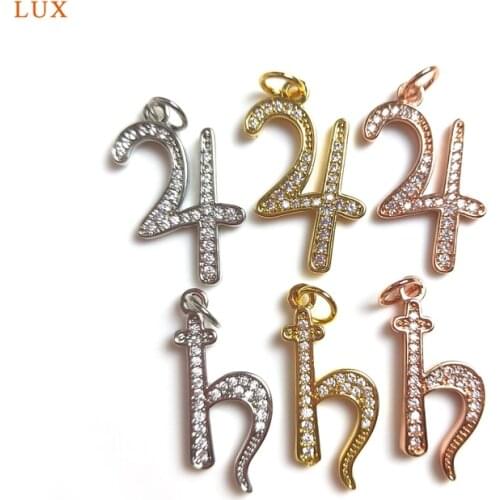 5pcs Saturn Pendant Saturn Symbol Pendant Astrological Symbol Pendant DIY Jewelry Cubic Zirconia Jewelry Birthday Gift Finding Y