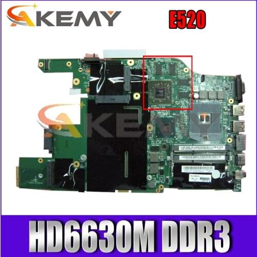 Akemy Suitable For Lenovo ThinkPad E520 Laptop Motherboard PGA988B HM65 GPU HD6630M DDR3 100% Test Work